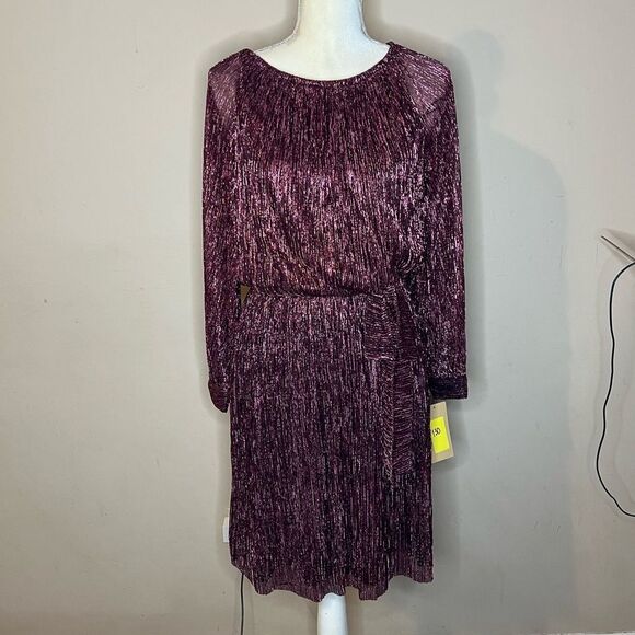 Halogen Metalic Cocktail Dress - Picture 2 of 8